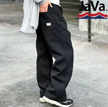 새상품 택 포함 JaVa 블랙 치노 팬츠