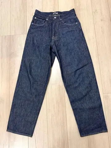 AURALEE HARD TWIST DENIM WIDE PANTS