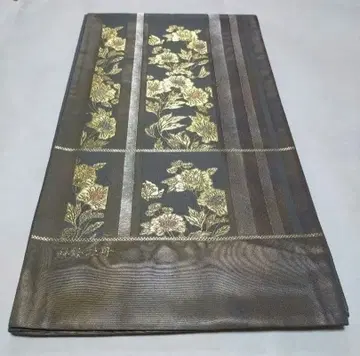 후쿠로 오비 니시진 비단 미재단 이로무지, 호몬기 등 실크 100%