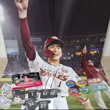 도호쿠 라쿠텐 골든 이글스 캔뱃지 씰