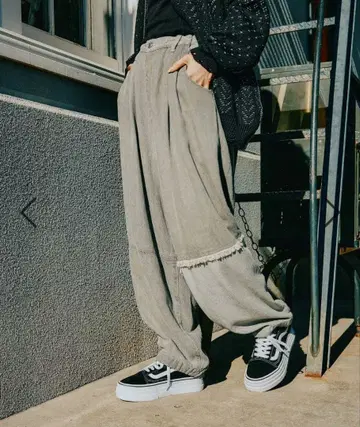 [MODE I NORM OREJ 리메이크풍 데님 벌룬 팬츠 M