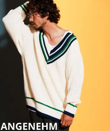 ANGENEHM 앙게네임 비대칭 틸덴 풀오버 니트