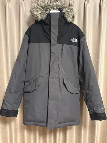 [컨디션 최상] THE NORTH FACE 다운 자켓 S 그레이/블랙