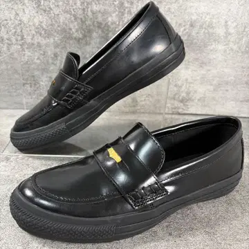 새상품급 컨버스 올스타 코인로퍼 [24.5] 블랙 가죽