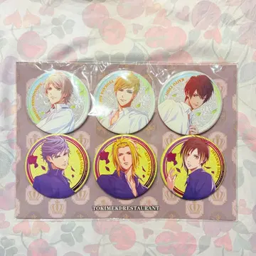 두근두근 레스토랑 글리터 캔뱃지