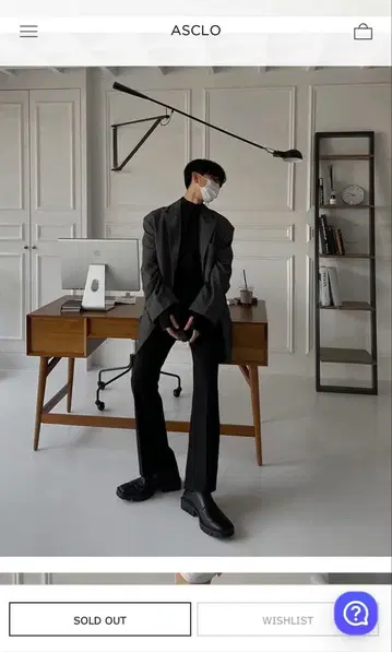 asclo 퍼펙트 부츠컷 슬랙스