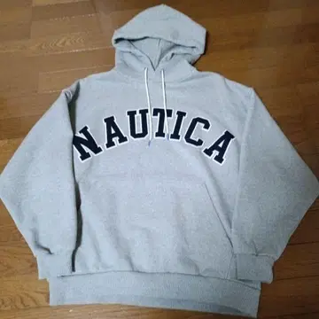 NAUTICA 풀오버 후드티 그레이 S 사이즈