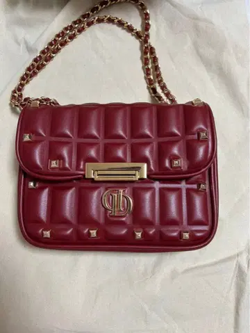 Darich 다리치 블록 가죽 숄더백 RED 레드