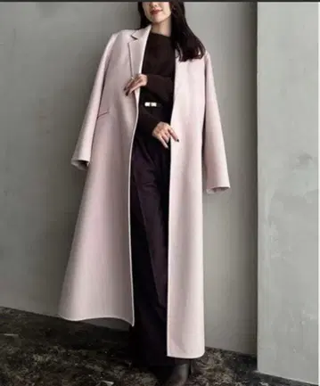 미사용 새상품 anuans 리버 롱 체스터 코트 원가 49500엔