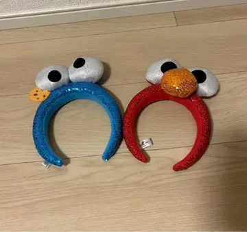 USJ 유니버셜 쿠키 몬스터 엘모 머리띠