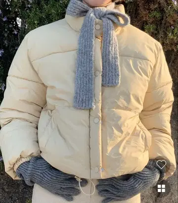 nugu plain 다운 자켓