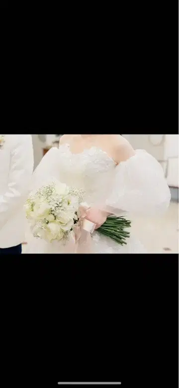 결혼식 부착 소매