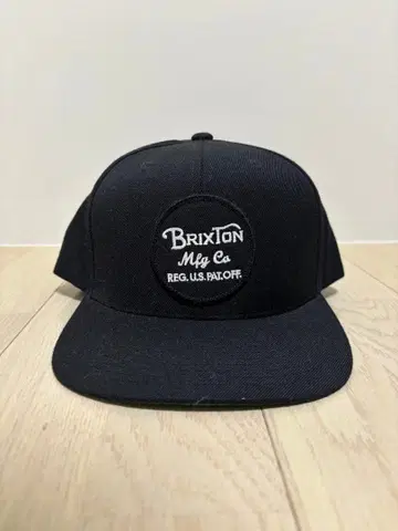 BRIXTON 블랙 스냅백 캡 미사용 새상품