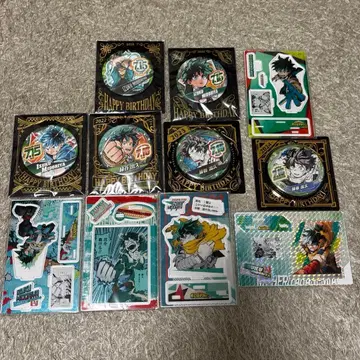 미도리야 이즈쿠 명장면 디오라마 생일 캔뱃지 묶음 판매