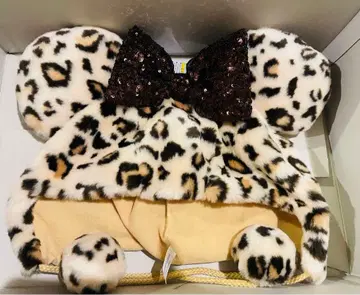 디즈니 팬캡 미니 레오파드 무늬 표범 무늬 브라운