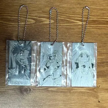 DMM 복권 금색의 갓슈 D상 메탈 키링 원레이&브라고&티오