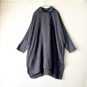 [ 미즈이로 인드 ] 돌먼 슬리브 블라우스 셔츠 루즈핏 긴팔 울