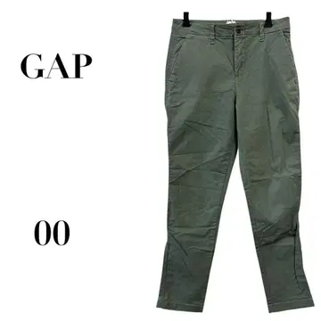갭 치노 팬츠 카키 00 무지 심플 캐주얼 깔끔