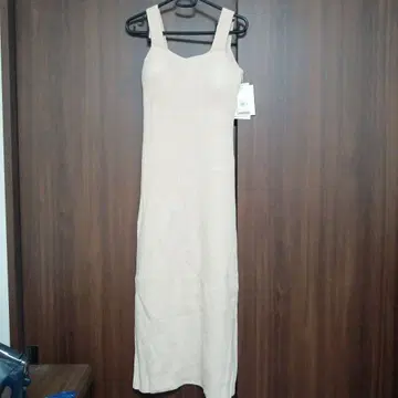 SNIDEL HOME 베이지 롱 원피스 + 가디건 미사용 새상품