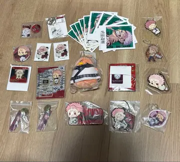 주술회전 양면 스쿠나 츙코레 키링 포토 카드 스티커