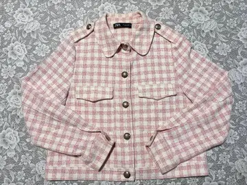[ ZARA ] 체크 무늬 자켓