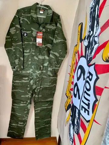 브릿지스톤 작업복 카모플라쥬 M 사이즈