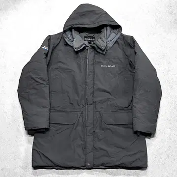 새상품급 mont-bell GORE-TEX 자수 파우더랜드 후드티 다운