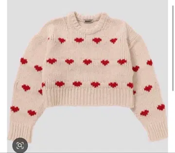 NKNIT 패턴 니트 하트 니트