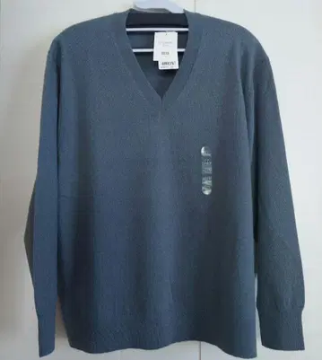 [ 새상품 택 포함 ] 유니클로 캐시미어 V넥 스웨터 그린 [ 3XL ]