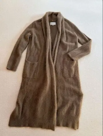 BEIGE 울 롱 가디건