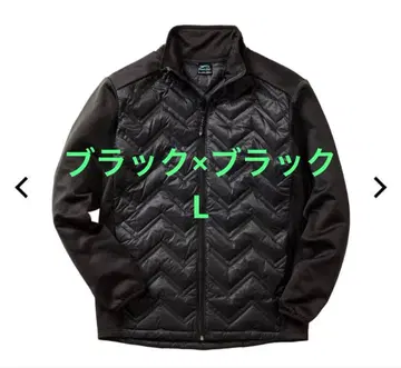 [새상품] 워크맨 MIX 다운 크로스 쉴드 자켓 L 블랙 x 블랙