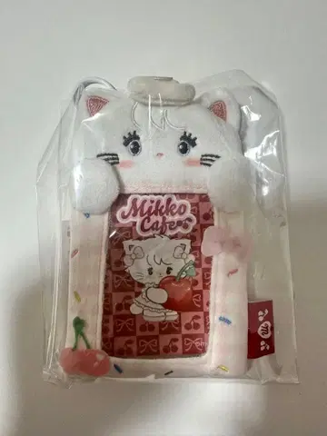mikko cafe 봉제 인형 카드 케이스