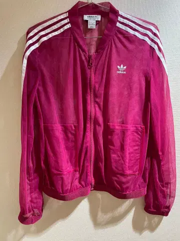 아디다스 메쉬 트랙 자켓 핑크 OT