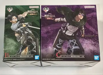 진격의 거인 제일복권 B상 리바이 C상 한지 피규어