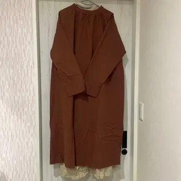 미사용*크리스프*crisp*뒷 리본*롱 원피스