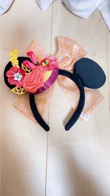 새상품급 도쿄 디즈니랜드 미니 미니 봄옷 머리띠