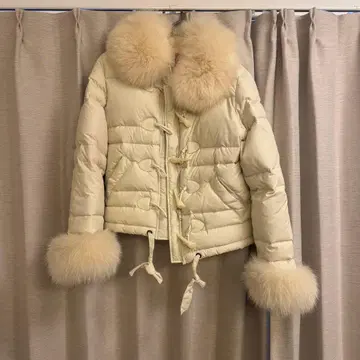 BEUGIRL BLUMARINE 아이보리 다운 자켓