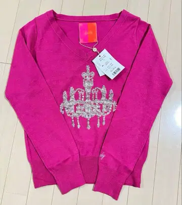 [택 포함 새상품] Rady 샹들리에 니트 핑크 F사이즈