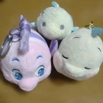 디즈니 스토어 플라운더 플러시 키체인