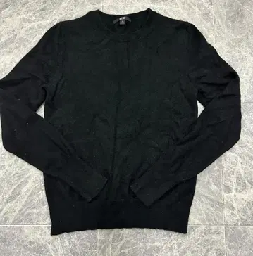 유니클로 캐시미어 크루넥 니트 스웨터 S 블랙