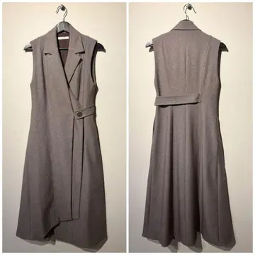 SNIDEL / 슬리브리스 테일러드 롱 원피스 / SIZE:1 / MIX