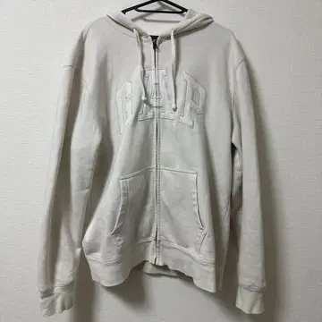 GAP 화이트 집업 후드티