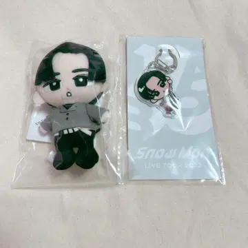 SnowMan 메구로 렌 스노치루 아크릴 키링 봉제 인형 세트