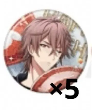 아이나나 RabbiTube 캔뱃지 5개 세트 토라오 mini 라비튜브