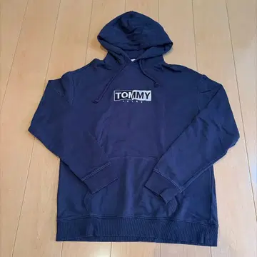TOMMY JEANS 네이비 후드티