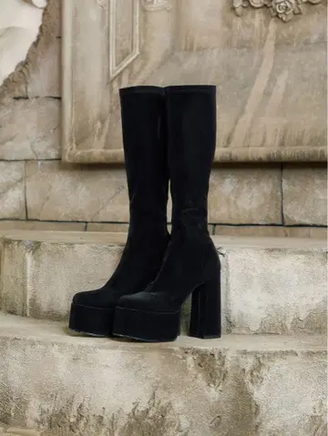 Darich 울트라 스트레치 롱 부츠 M