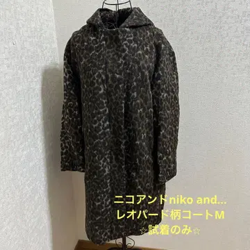 니코앤드 niko and - 레오파드 무늬 코트 M 시착만 한 상품