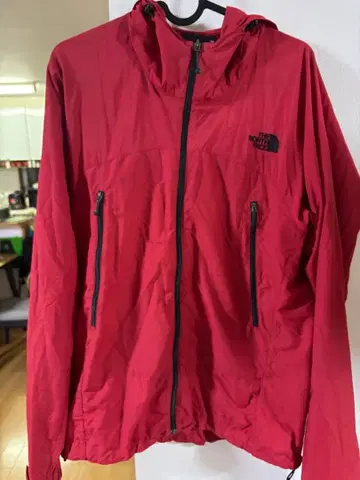 THE NORTH FACE 레드 나일론 자켓 XL