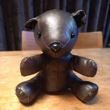 russet 러셋 가죽제 곰 모양 봉제 인형
