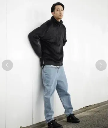 eN ROUTE 플리스 하프 지퍼 점퍼 블랙